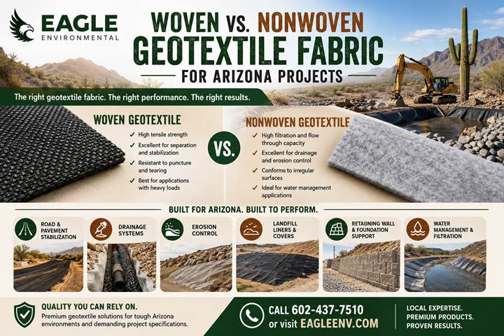 Woven Vs Nonwoven Geotextile Fabric For Arizona Projects