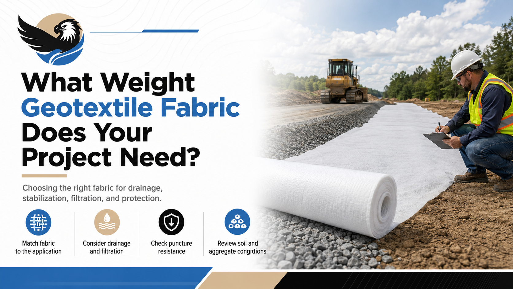 What Weight Geotextile Fabric Does Your Project Need?